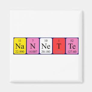 Nannette Periodenmagnet Magnet