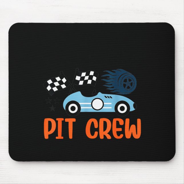Nannie T Crew Race Car Family Matching Birthday  Mousepad (Vorne)
