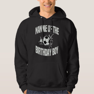 Nannie vom Geburtstag Boy Soccer Team Bday Party Hoodie
