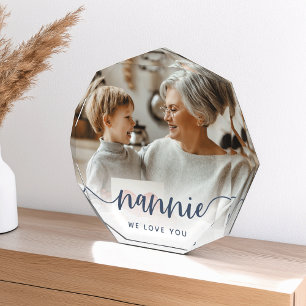 Nannie Wir Liebe Sie Oma Script Overlay Fotoblock