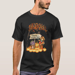 Nannie's Kürbisfleck Herbst Halloween Oma Fami T-Shirt