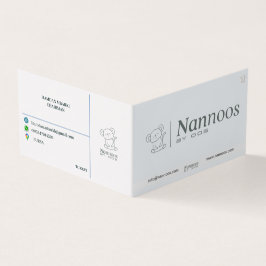 NANNOOS-GESCHÄFTSKARTE VISITENKARTEN