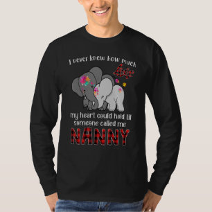 Nanny Elephant Baby Elephant Niedlich New Oma Anno T-Shirt