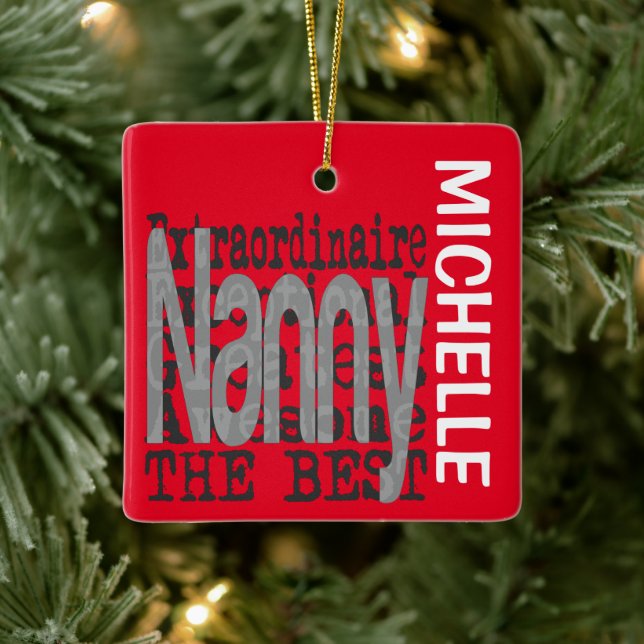 Nanny Extraordinaire CUSTOM Keramikornament (Baum)