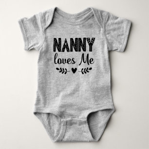 Nanny Lieben Me Geschenk für Großkind Baby Strampler