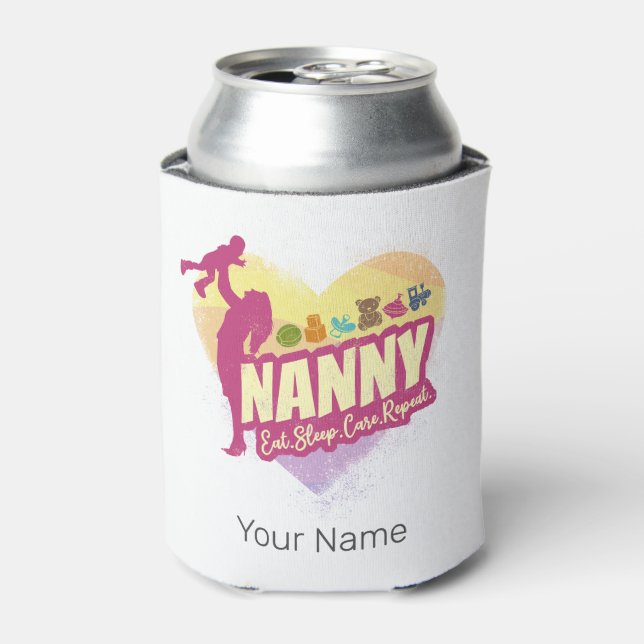 Nanny Nursemaid Vintag Babysitter Childcare Nurse Dosenkühler (Kanne Vorderseite)