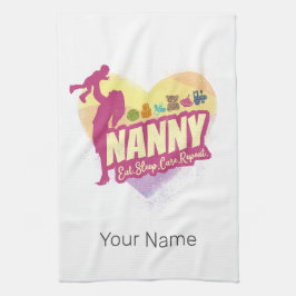 Nanny Nursemaid Vintag Babysitter Childcare Nurse Geschirrtuch