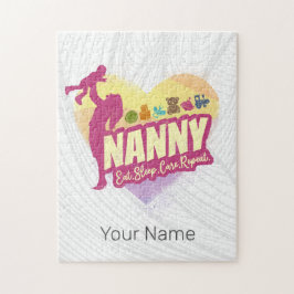 Nanny Nursemaid Vintag Babysitter Childcare Nurse Puzzle