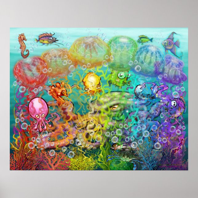 Nanny Octopus Poster (Vorne)