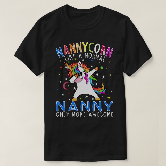 Nannycorn wie ein Kindermädchen, nur Phantastische T-Shirt (Design vorne)
