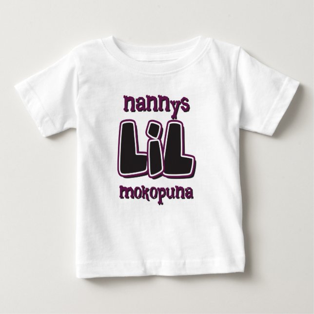 Nannys LIL Mokopuna Baby T-shirt (Vorderseite)