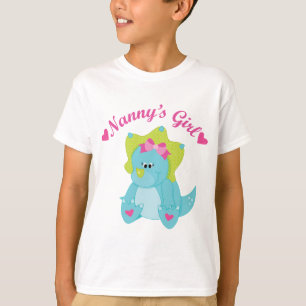 Nannys Mädchen-Dinosaurier T-Shirt