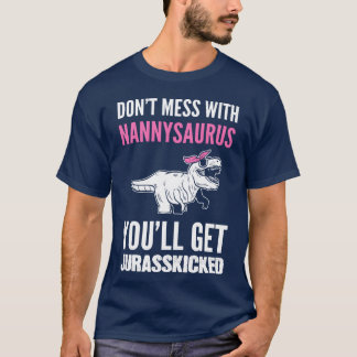 Nannysaurus Kinderbetreuer Geschenk Junge T-Shirt