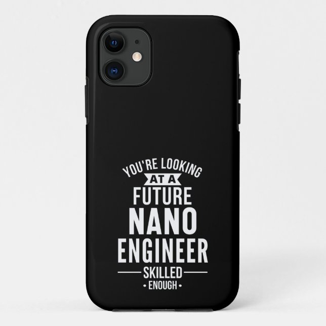 NANO-Geschenk für Ingenieure Case-Mate iPhone Hülle (Rückseite)