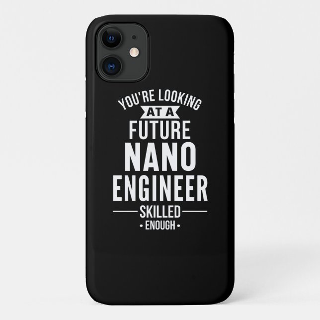 NANO-Geschenk für Ingenieure Case-Mate iPhone Hülle (Rückseite)