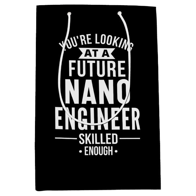 NANO-Geschenk für Ingenieure Mittlere Geschenktüte (Vorderseite)