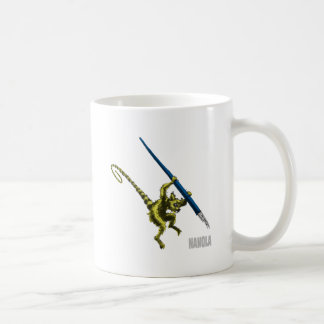 NaNoLA - Lemur mit Füllfederhalter Tasse