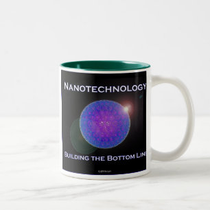 Nanotechnologie. Gebäude das Endergebnis (2) Zweifarbige Tasse