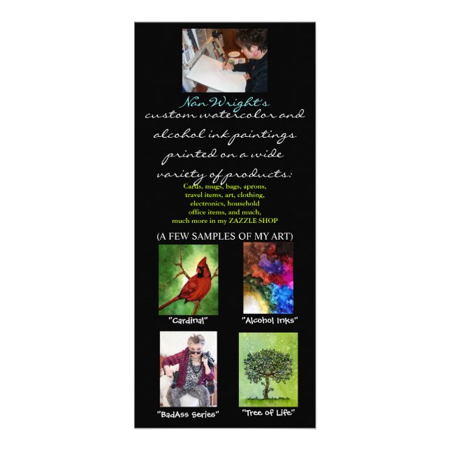 Nans Broschürenkarte Werbekarte (Vorne)