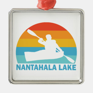 Nantahala Lake North Carolina Kayak Ornament Aus Metall