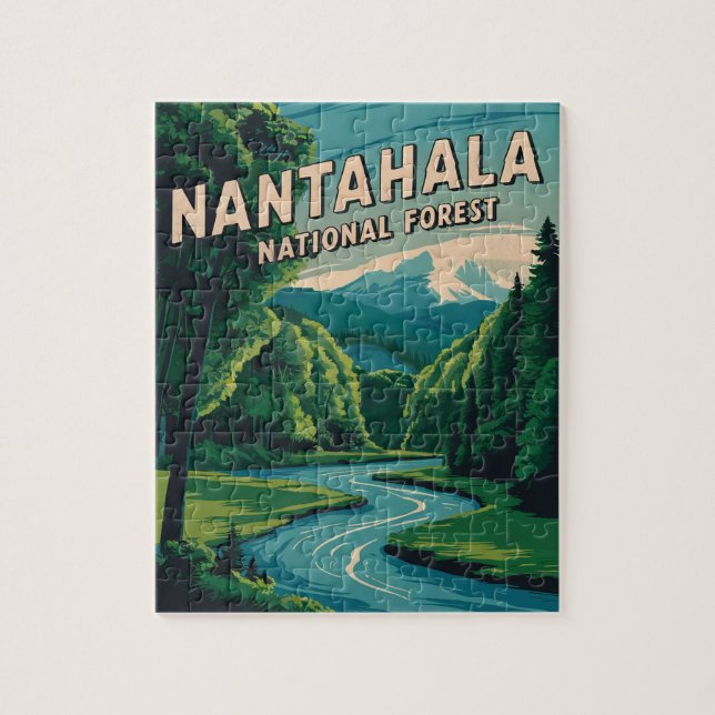 Nantahala National Forest Puzzle (Vertikal)