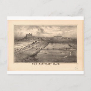 Nantasket Beach Massachusetts 1879 Postkarte