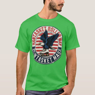 Nantasket Rollerway Vintage Retro Rollschuhbahn T-Shirt