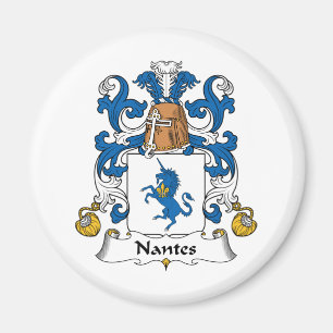 Nantes-Familienwappen Magnet