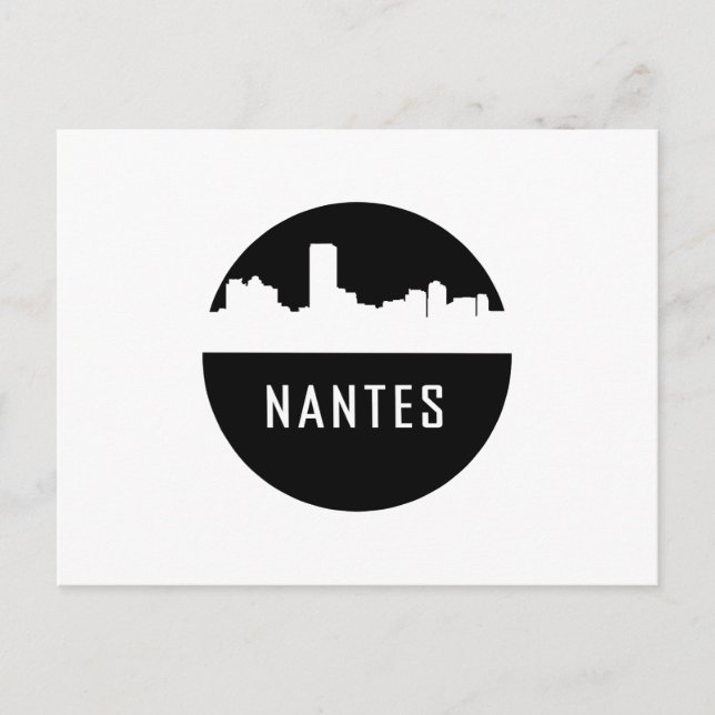 Nantes Postkarte (Vorderseite)