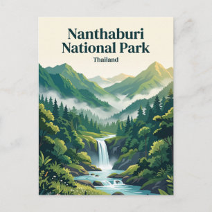 Nanthaburi Nationalpark Thailand Postkarte