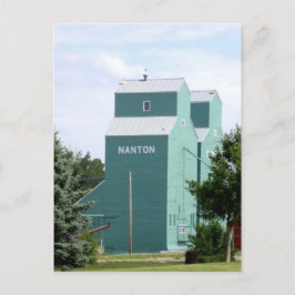 Nanton Grain Elevator Postcard Postkarte