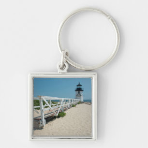 Nantucket. Alter Holzturm Schlüsselanhänger