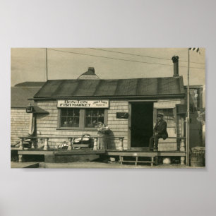 Nantucket Bon-Ton-Fischmarkt Poster