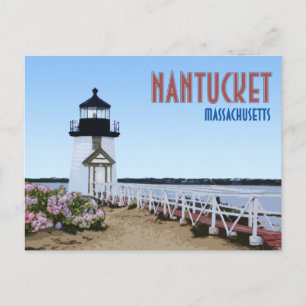 Nantucket Brant Point Leuchtturm Massachusetts Postkarte