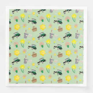 Nantucket Daffodil Weekend Paper Napkins Serviette