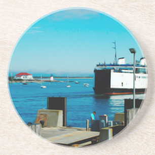 Nantucket Fähre Getränkeuntersetzer