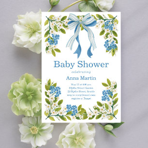 Nantucket Florals Babyparty Einladung