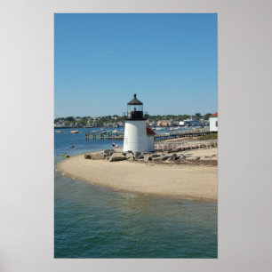 Nantucket Hafen-Leuchtturm Poster