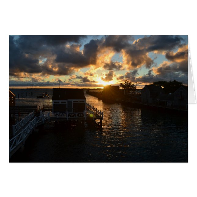 Nantucket Harbour Card (Vorderseite (Horizontal))
