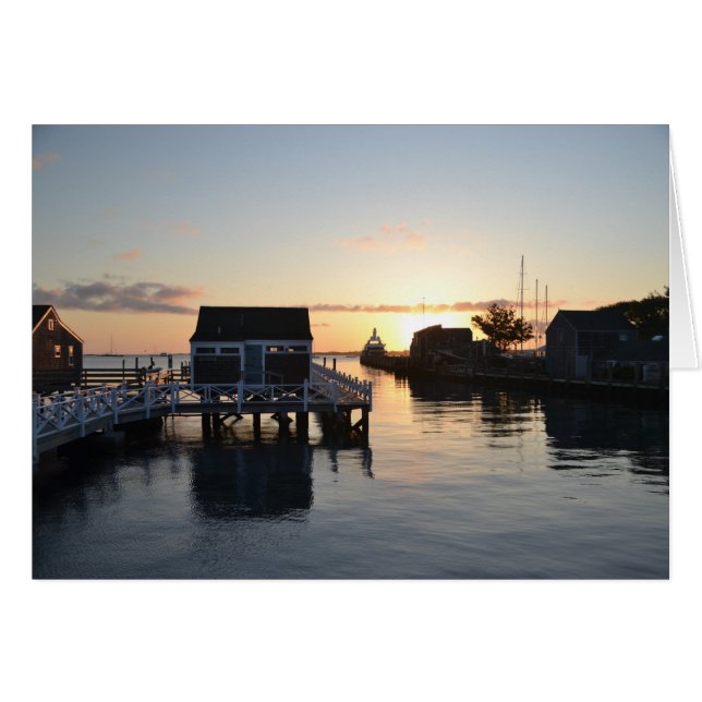 Nantucket Harbour Card (Vorderseite (Horizontal))