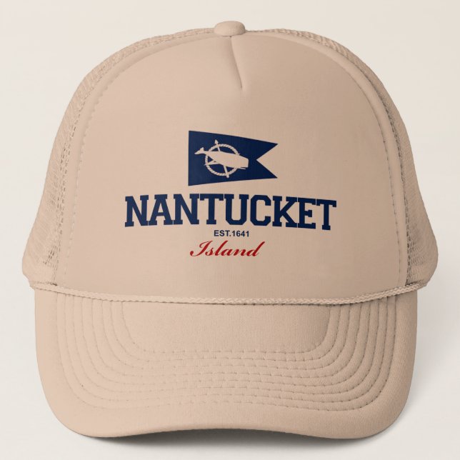 Nantucket Insel Truckerkappe (Vorderseite)