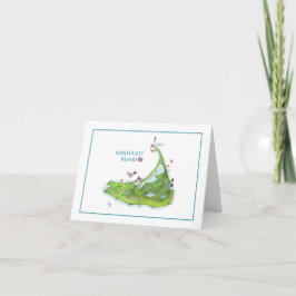Nantucket Island Blank geklappt