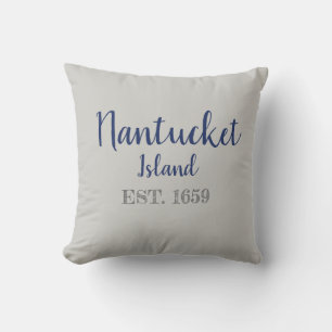 Nantucket Island Gründung 1659 Throw Kissen