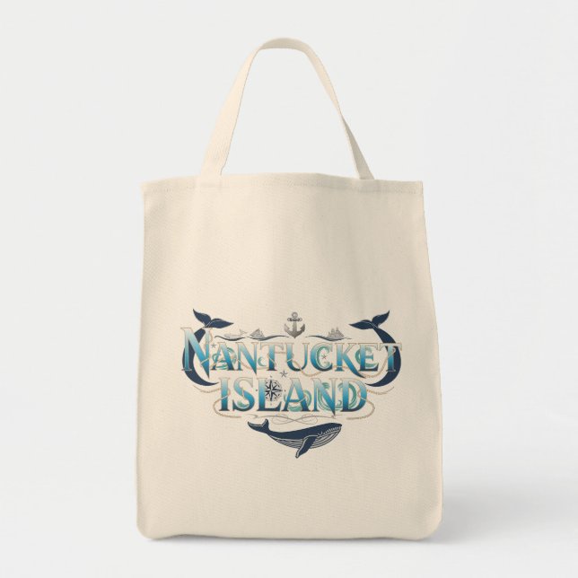 Nantucket Island Massachusetts Tragetasche (Vorne)