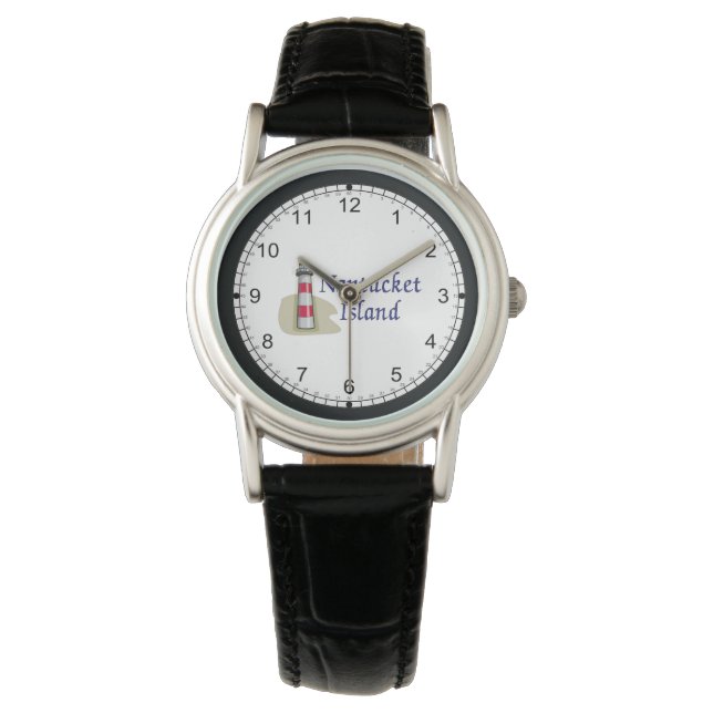 Nantucket Island Massachusetts Wrist Watch Armbanduhr (Vorderseite)