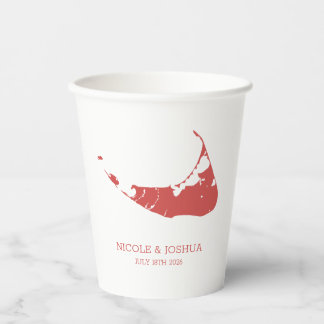 Nantucket Island Wedding Nantucket Red Pappbecher