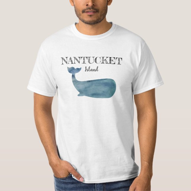Nantucket Island Whale T - Shirt (Vorderseite)