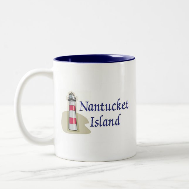 Nantucket Island Zweifarbige Tasse (Links)