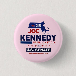 Nantucket Landkreis für Joe Kennedy 2020 Button