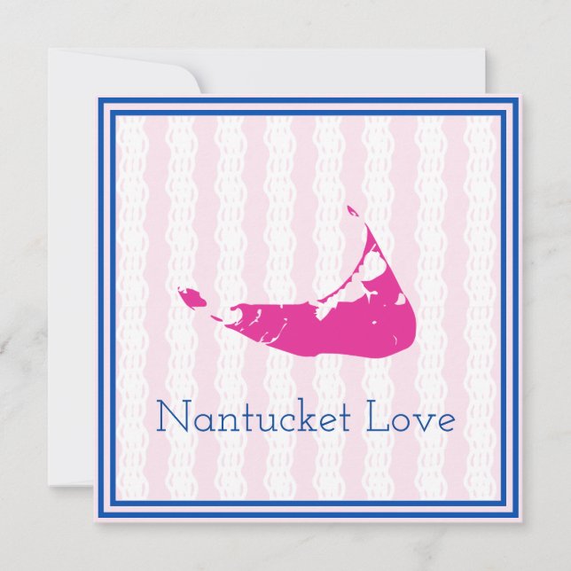 Nantucket Liebe Sailor's Bracelet Flat Greeting Ca Karte (Vorderseite)